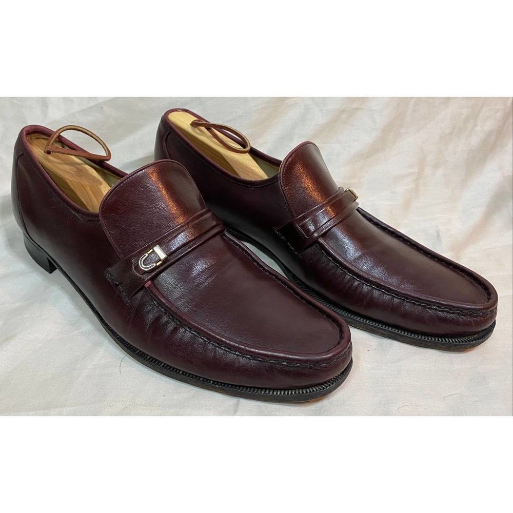 Florsheim Imperial Oxblood Slip-on Buckle Loafer 10.5A